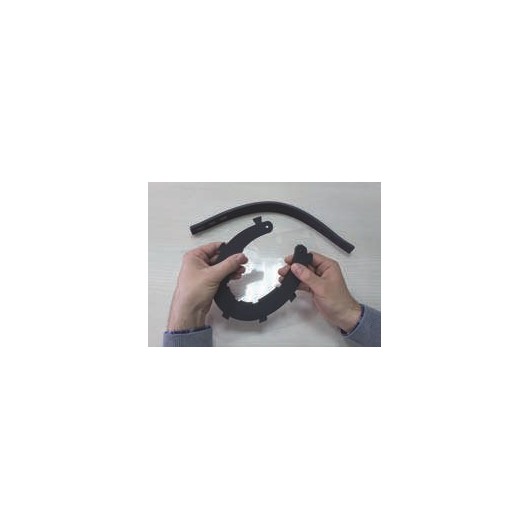 Máscara de protección facial de plástico (5 Uds)