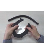 Máscara de protección facial de plástico (5 Uds)