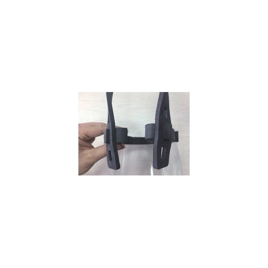 Máscara de protección facial de plástico (5 Uds)