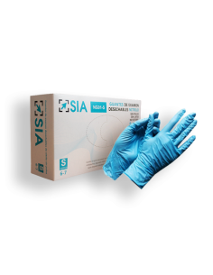 Guantes de Nitrilo Sia (Azul - 100 Uds)