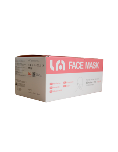 Mascarilla Face Mask (Rosa - 50 Uds)