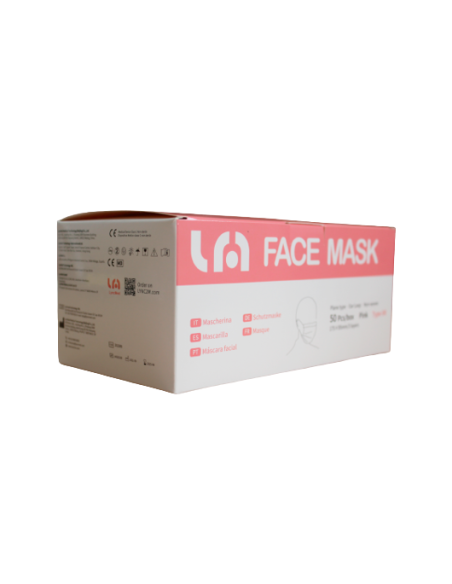 Mascarilla Face Mask (Rosa - 50 Uds)
