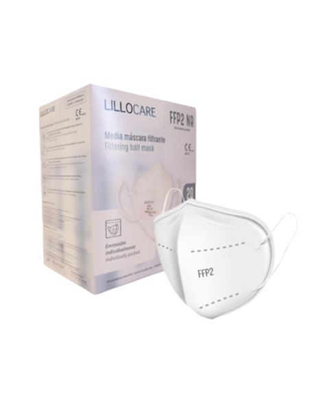 Mascarilla Lillocare FFP2 (Blanca - 20 Uds)