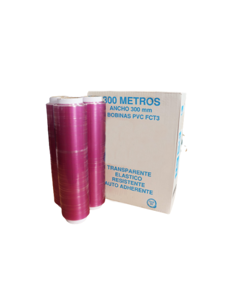 Film Profesional Granel 8 micras Alimentario 300 mm x 300 m (Pack 3 Uds)