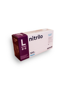 Guante Nitrilo Flash (Azul - Santex - 100 Uds) 2