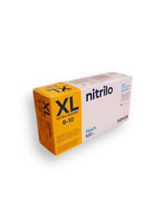 Guante Nitrilo Flash (Azul - Santex - 100 Uds)