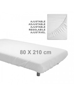 Sábana en TNT de polipropileno (Ajustable - 80 x 210 cm - 100 Uds)