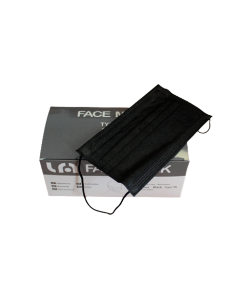 Mascarilla Face Mask (Negra - 50 Uds)