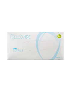 Guantes de Nitrilo Selecare (Azul - Sin polvo - 100 Uds) 2