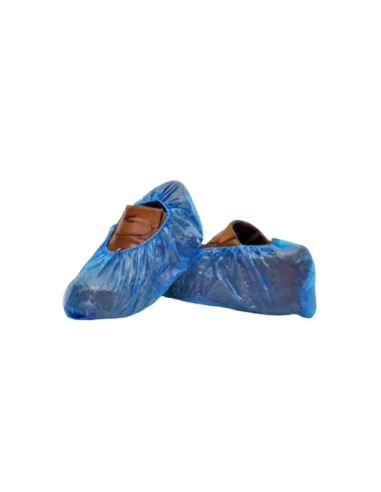 Cubrezapatos de cpe (Azul - 100 Uds)