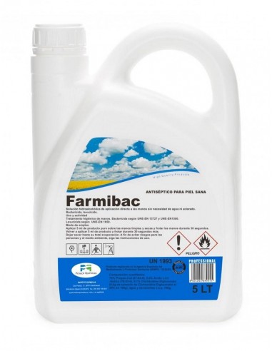 Gel desinfectante de manos (FARMIBAC - 5 litros)