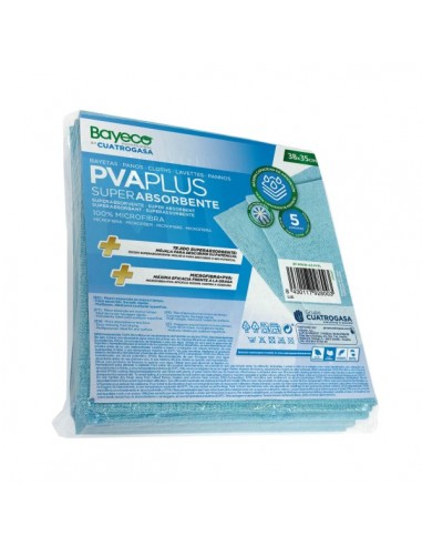 Bayeta Bayeco de Microfibra PVA PLUS Superabsorbente