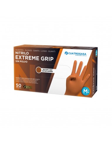 Guante de Nitrilo Extreme Grip Lite - (50 Uds)