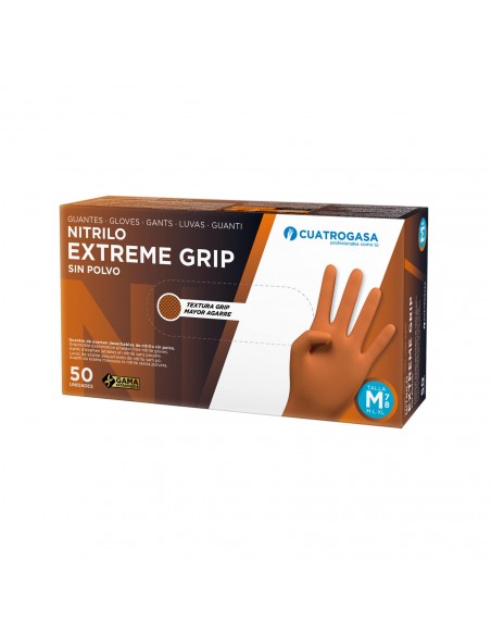 Guante de Nitrilo Extreme Grip Lite - (50 Uds)