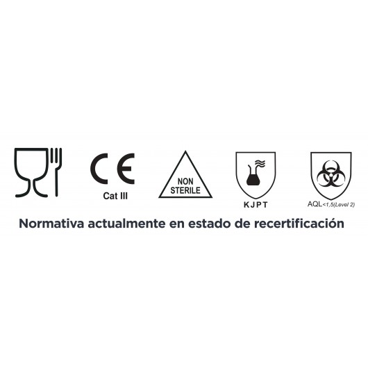 Guantes de Nitrilo Lite (Negro - Cuatrogasa - 100 Uds)
