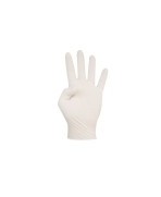 Guantes de Látex Sin Polvo (Blanco - Cuatrogasa - 100 Uds)