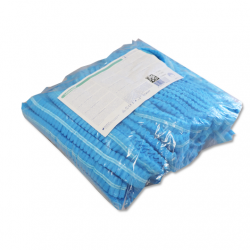 Gorro clip en polipropileno (Azul - 100 Uds) 2