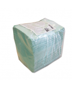 Babero dental impermeable en papel y polietileno (Verde - 100 Uds)