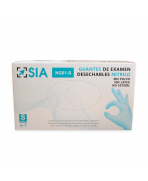 Guantes de Nitrilo Sia (Azul - 100 Uds)