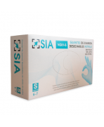 Guantes de Nitrilo Sia (Azul - 100 Uds)