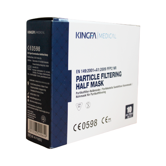 Mascarilla desechable Kingfa (Blanca - FFP2 - 10 Uds)